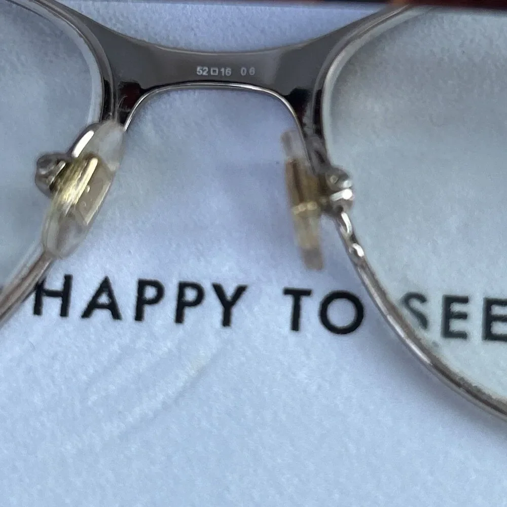 Kate Spade Women's Eyeglasses Havana Plum Metal Cat Eye Frame HADLEE 086 140